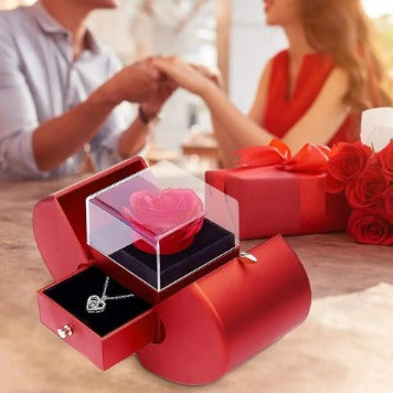 Caja de Regalo de Rosa Eterna San Valentin